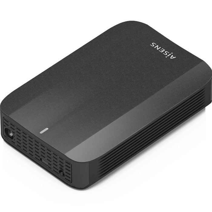 AISENS ASE-3535B Caja Externa para Disco Duro 3.5 SATA a USB-C Negro AISENS ASE-3535B Caja Externa para Disco Duro 3.5 SATA a USB-C Negro